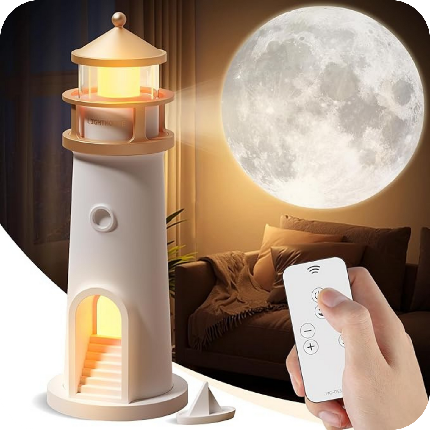 Lámpara Decorativa Lunar